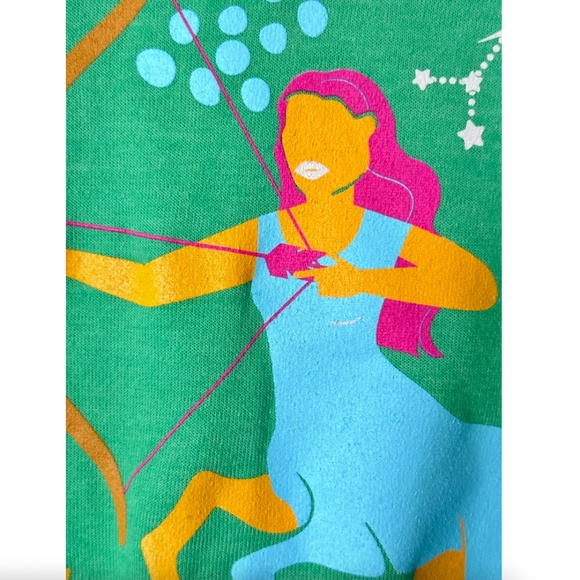 NWT Anthropologie The Carolita Zodiac Sweatshirt Sagittarius 66% Off Retail - Picture 13 of 16